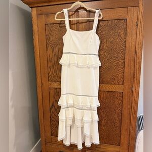 NBD Haze Midi Dress - White